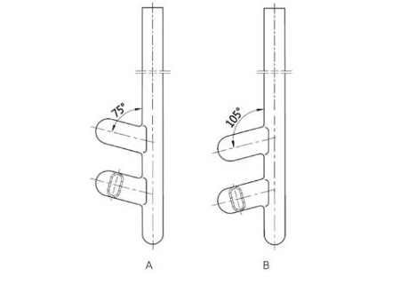 Эмалированная защитная гильза для термопреобразователей (термопар)