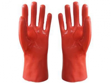 Износостойкие перчатки с ПВХ покрытием GSP4221R/G