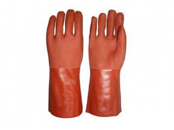 Удлиненные перчатки с нескользящим ПВХ покрытием GSP2211F