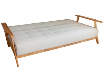 Раскладной диван с деревянным каркасом