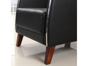 Трехместный комплект кожаной мягкой мебели S337