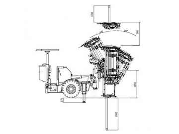 Гидравлическая буровая установка с автоматической сменой штанги, CYTC76  (для горнодобывающей промышленности)