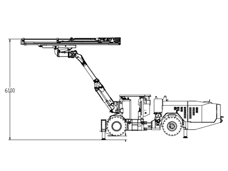 Гидравлическая буровая установка с двумя стрелами, CYTJ45-2