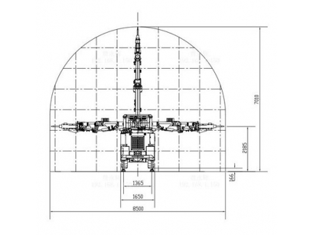 Подземная буровая машина  XMPYT-60/325  (Горно-Шахтная Машина)