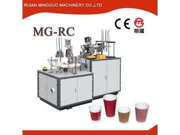 Машина для производства гофрированных бумажных стаканов MG-RC