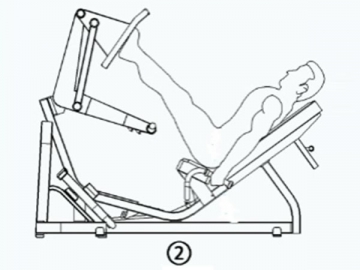 жим ногами 45° LD-6050