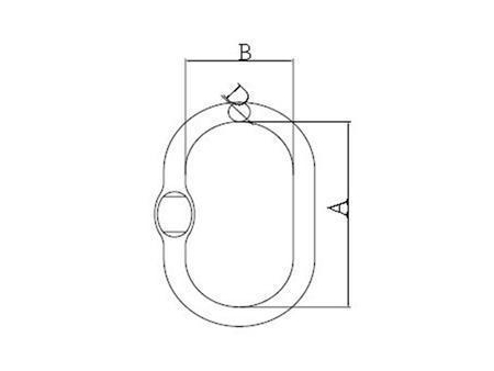 Звено овальное из легированной стали