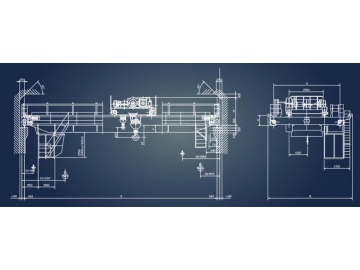 Двухбалочный мостовой кран