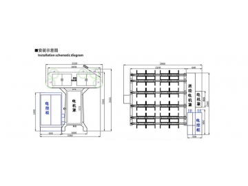 Двухфонтурная основовязальная машина для изготовления колготок серии HCR16-EK130 с ЧПУ управлением, Трикотажная машина