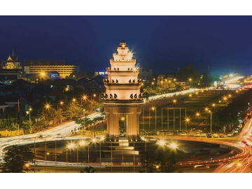 Мраморная плитка в отеле “Naga” , Камбоджа Мраморная плитка в отеле “Naga” , Камбоджа