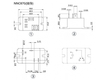 Миниатюрное электромагнитное реле  NNC67G