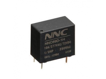 Миниатюрное электромагнитное реле NNC69D