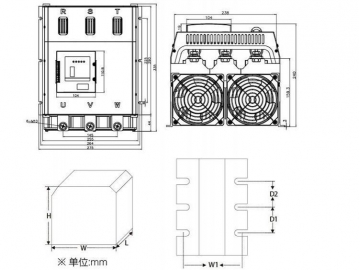 Трехфазный полупроводниковый регулятор напряжения NNT4-4/38300P