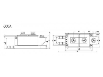 Тиристорный модуль 300A-800A MTC MTK MTA MTX