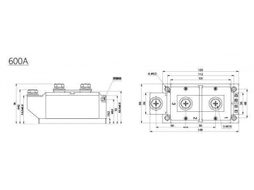 Тиристорный модуль 200A-1000A MTC MTK MTA MTX