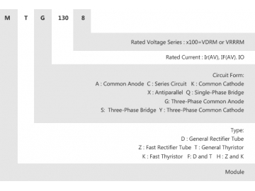 Тиристорный модуль 130A-180A MTC MTK MTA MTX