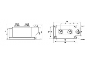 Тиристорный выпрямительный модуль 200A-1000A MFC MFA MFK MFX