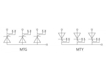 Тиристорный модуль для сварочного аппарата 200A-300A MTG MTY MDG MDY