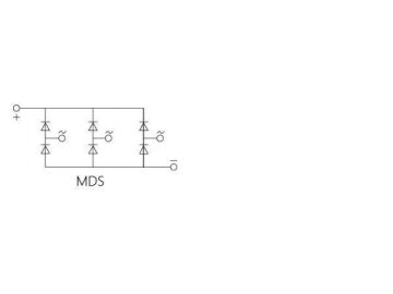 Трехфазный диодный модуль MDS 300A-600A