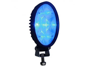 Вертикальные сигнальные фонари для погрузчика синего цвета с четырьмя светодиодами