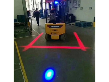 Предупреждающие фонари рабочей зоны погрузчика с двумя светодиодами