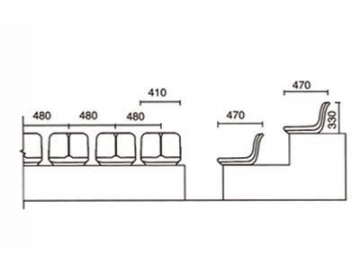 Сиденья для футбольных трибун