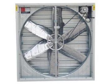 Высокомощный вытяжной вентилятор с жалюзи, модель DJF(A)