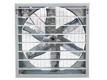 Высокомощный вытяжной вентилятор с жалюзи, модель DJF(A)