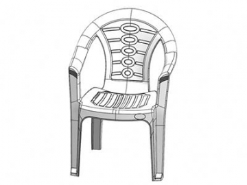 Пресс-формы тяжёлого типа для производства стульев из ПП