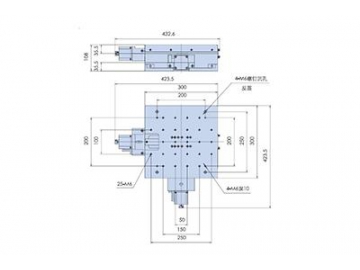 Двухосевой моторизованный линейный транслятор WN203WA170X170