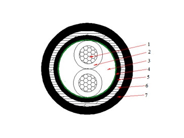 Кабель NA2XBY (AL/XLPE/STA/PVC) 0,6/1 кВ