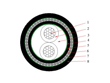 Кабель N2XRY (CU/XLPE/SWA/PVC) 0.6/1 кВ