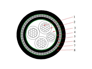 Кабель N2XRY (CU/XLPE/SWA/PVC) 0.6/1 кВ