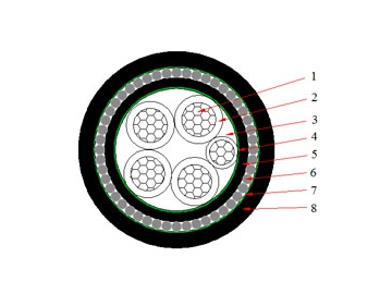 Кабель N2XRY (CU/XLPE/SWA/PVC) 0.6/1 кВ