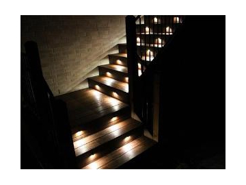 Полукруглые светодиодные светильники наружного освещения для подсветки бордюров и лестниц SC-B106A