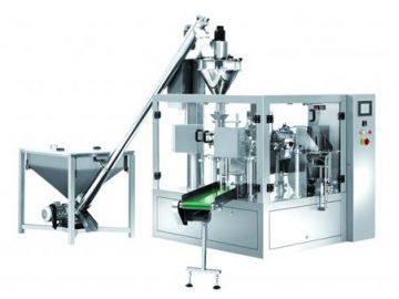 Линия упаковки порошков в готовые пакеты Дой пак