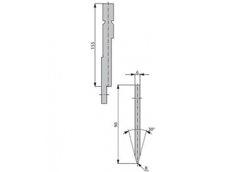 30°пуансон для гибочного пресса / листогиба