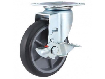 Высокопрочная колесная опора с резиновым колесом (150~220кг)