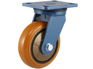 Полиуретановые колеса со стальной ступицей (350~1500кг)