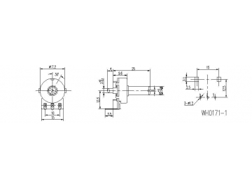 Резистор переменный WH0171