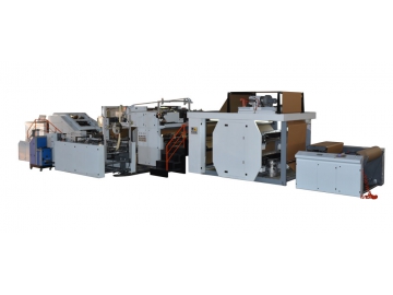 Машина для производства бумажных пакетов с встроенным печатным устройством