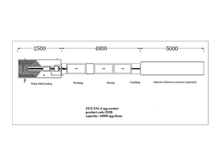 Яйцемоечная машина 202B (10000 яиц/час)