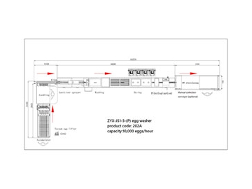 Яйцемоечная машина 202A (10000 яиц/час)