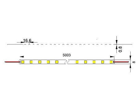 Светодиодная лента SMD3528 (4.8Вт)