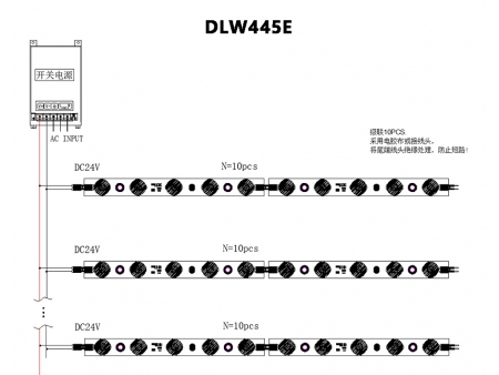 Линейный светодиодный модуль DLW445E/DLW446E