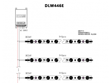 Линейный светодиодный модуль DLW445E/DLW446E