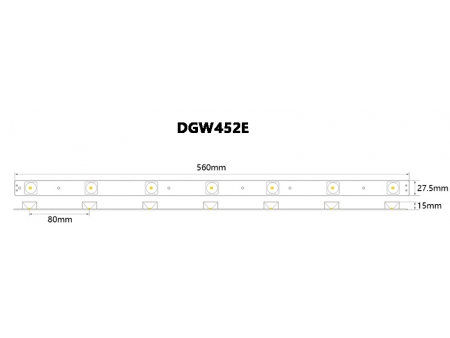 Линейный светодиодный модуль DGW450E/DGW451E/DGW452E