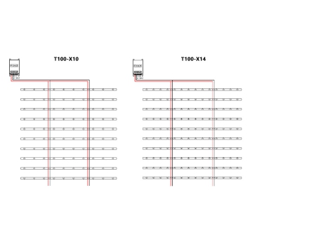 Линейный светодиодный модуль T100-X10/T100-X14