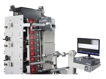 Флексографическая печатная машина с тремя вращающимися режущими секциями, ZBS-320G