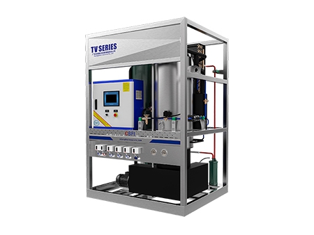 Машина для производства трубчатого льда для промышленного применения